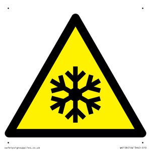 W010 Warning: Low temperature/freezing conditions
